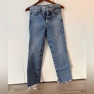 AG Adriano Goldschmied Light Blue Straight Leg Jeans